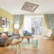 Line Sense Living Room Bedroom Lamp Modern LED Flush Mount Acrylic Side Illuminating Ceiling Light