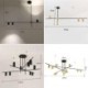 Nordic Simple Pendant Light Living Room Study Light Electroplating Iron Pendant Light