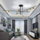 Nordic Simple Pendant Light Living Room Study Light Electroplating Iron Pendant Light