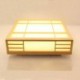 Creative Modern LED Ceiling Light Bedroom Study Lighting Solid Wood Ceiling Light