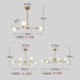 Nordic Simple Pendant Light Black/Golden Pendant Light Electroplating Y Shape Branch Pendant Light