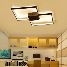 Modern Simple Acrylic Ceiling Light Unique Quadrate Light Energy Saving Light Flush Mount LED Ceiling Light