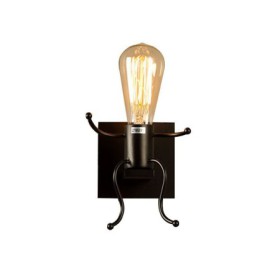 Village Personality RH Simple Style Iron Bird Cage Single Head Wall Light American Sconce