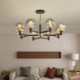 Living Room Bedroom Modern Chandelier Creative Glass Globe Pendant Light