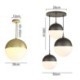 Kitchen Island Ideas Office Lamp Modern Glass Ball Pendant Light