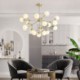 Magic Bean Glass Ball Lamp Study Living Room Nordic Brass Pendant Lamp