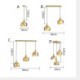 Opening Brass Mini Light Fixture Living Room Office Nordic Brass Pendant Light