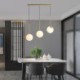 Kitchen Island Bedroom Living Room Glass Ball Light Fixture