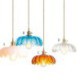 Dining Room Living Room Hallway Light Modern Retro Glass Pendant Lighting Flower Shade Lamp With Twist Switch