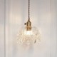 Living Room Dining Room Hallway Lamp Modern Glass Pendant Light Crystal Home Lighting With Twist Switch Lamp