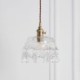 Living Room Dining Room Hallway Lamp Modern Glass Pendant Light Crystal Home Lighting With Twist Switch Lamp