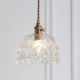 Living Room Dining Room Hallway Lamp Modern Glass Pendant Light Crystal Home Lighting With Twist Switch Lamp