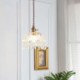 Living Room Dining Room Hallway Lamp Modern Glass Pendant Light Crystal Home Lighting With Twist Switch Lamp