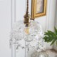 Living Room Dining Room Hallway Lamp Modern Glass Pendant Light Crystal Home Lighting With Twist Switch Lamp