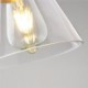 Glass Shade Nordic Retro Pendant Light Home Lighting Brass Holder Lamp Dining Room Bedroom Hallway Light