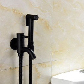 Cold Bidet Faucet in Black Brass