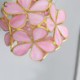 Petal Shape Lamp Dining Room Kids Room Hallway Lamp Nordic Creative Pendant Light Glass Home Lighting