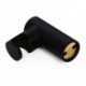 Black Round Hand Shower Holder Solid Brass Handheld Shower Holder