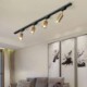 Aluminum Ceiling Track Light with Simple Spotlight