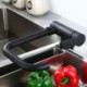 Single Handle Modern Black Kitchen Faucet Rotatable