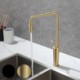 Right Angle Spout Brass Rotable Kitchen Sink Faucet Kitchen Tap