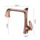 Optional 4 Colors Modern Rotatable Brass Kitchen Faucet Kitchen Sink Tap