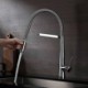 Creative Spring Kitchen Sink Tap Chrome Kitchen Faucet