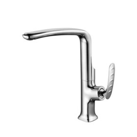 Single Handle Swivel Kitchen Sink Faucet Brass Sink Tap