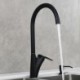 Rotatable Brass Kitchen Faucet Elegant Sink Tap