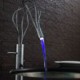 Bathroom LED Sink Faucet Color Changing LED Tap - Chrome Finish Faucet for Vessel Sinks