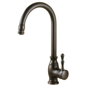 Single Handle Oil Rubbed Bronze Kitchen Sink Mixer Faucet