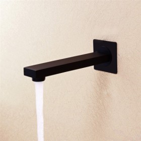 Spout for Wall Mounted Black Tub Faucet