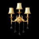 Luxurious Wall Sconce Crystal Drop Decoration Lamp Bedside Hallway Lighting European Wall Lamp