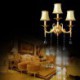 Luxurious Wall Sconce Crystal Drop Decoration Lamp Bedside Hallway Lighting European Wall Lamp