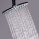 8"/10"/12" Matte Black Shower Head Solid Brass Round Rain Shower Head"