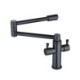 Foldable Kitchen Tap Elegant Black Kitchen Pot Filler Faucet