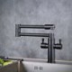 Foldable Kitchen Tap Elegant Black Kitchen Pot Filler Faucet