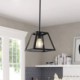 Industrial Mini Metal Ceiling Light Trapezoidal Shape Island Rustic Farmhouse Pendant Light