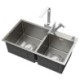 Thickening Stainless Steel Kitchen Sink Handmade Washing Sink