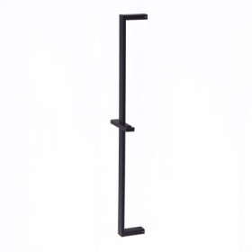Adjustable Black Wall Mounted Solid Brass Hand Shower Bar