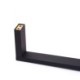 Adjustable Black Wall Mounted Solid Brass Hand Shower Bar