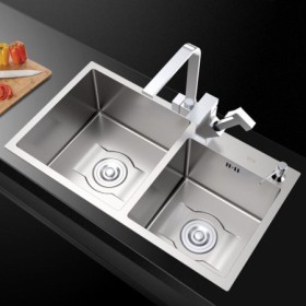 Thickening Stainless Steel Kitchen Sink Handmade Washing Sink