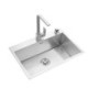 4MM Thick Handcraft Single Groove 304 Stainless Steel Sink Single Bowl Kitchen Sink