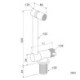 304 Stainless Steel Invisible Single Bowl Sink With Tap Hidden Kitchen Sink
