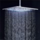 12 Inch Chrome Rain Shower Head with Brass LED Shower Head