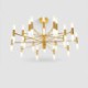 Electroplating Living Room Bedroom Dining Room Office Lighting Modern LED Chandelier