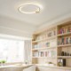 Acrylic 2 Rings Close to Ceiling Light Fixture Modern Led Ceiling Light Fixture